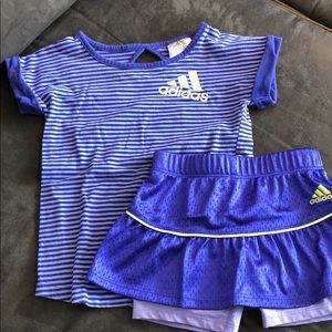 Adidas Shirt and Matching Shorts